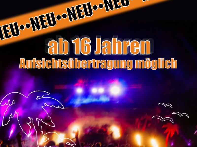 🌴 Beachparty-Info für alle ab 16 Jahren!&nbsp;🌴